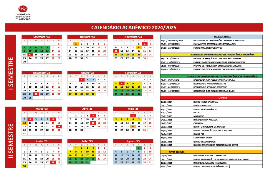 Calendário Escolar